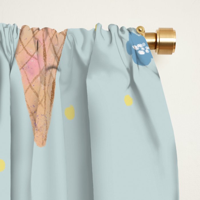 Sprinkle Ice Cream Pattern Window Curtain Gallery Image 2
