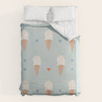 Sprinkle Ice Cream Pattern Duvet Cover Gallery Image 6