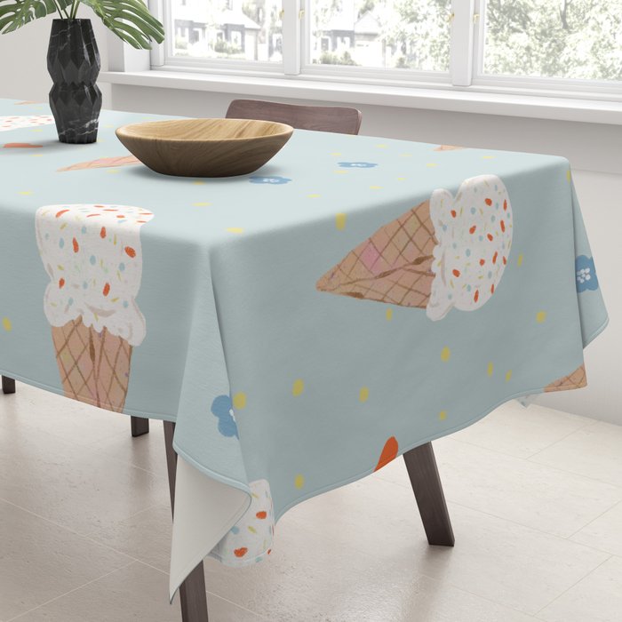Sprinkle Ice Cream Pattern Tablecloth Gallery Image 3