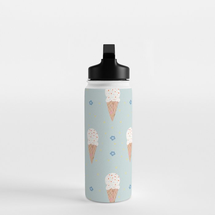 Sprinkle Ice Cream Pattern Water Bottle Gallery Image 3