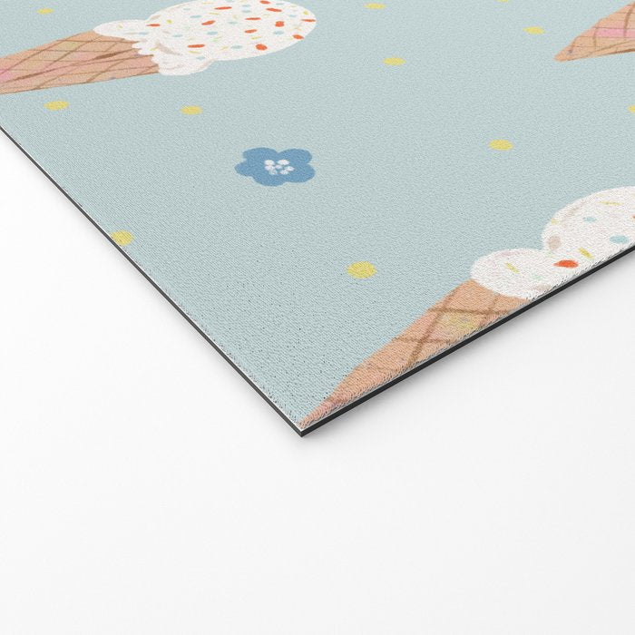 Sprinkle Ice Cream Pattern Welcome Mat Gallery Image 2