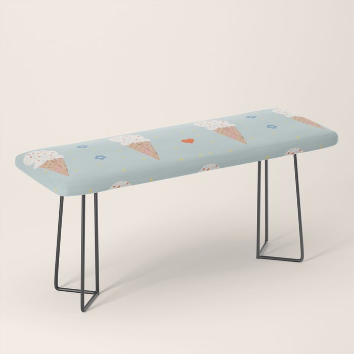 Sprinkle Ice Cream Pattern Bench Gallery Image 1