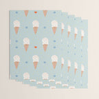Sprinkle Ice Cream Pattern Wrapping Paper Gallery Image 3