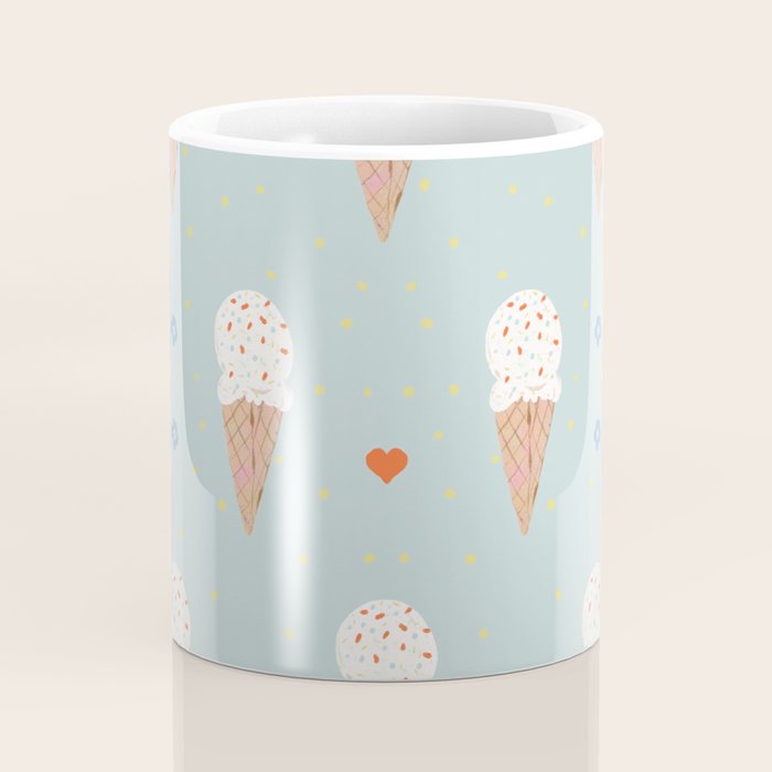 Sprinkle Ice Cream Pattern Coffee Mug Gallery Image 4