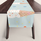 Sprinkle Ice Cream Pattern Table Runner Gallery Image 1