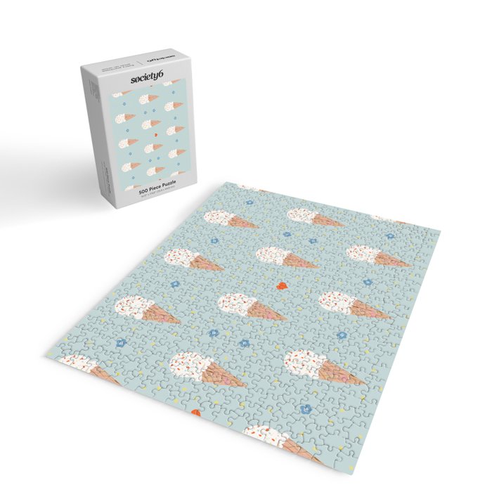 Sprinkle Ice Cream Pattern Jigsaw Puzzle Gallery Image 2