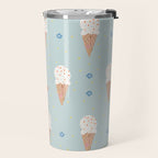 Sprinkle Ice Cream Pattern Travel Mug Gallery Image 2