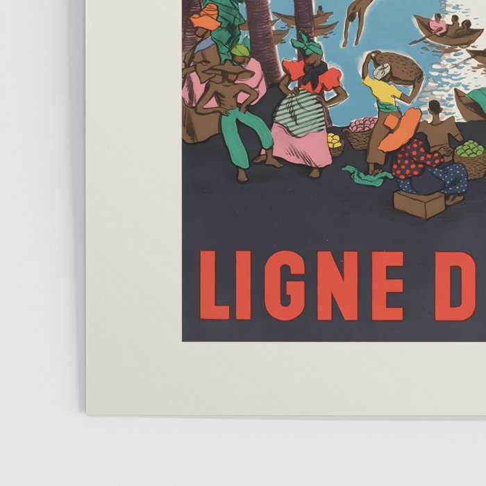 Antilles Vintage French Travel Poster, 1950 Poster Gallery Image 3