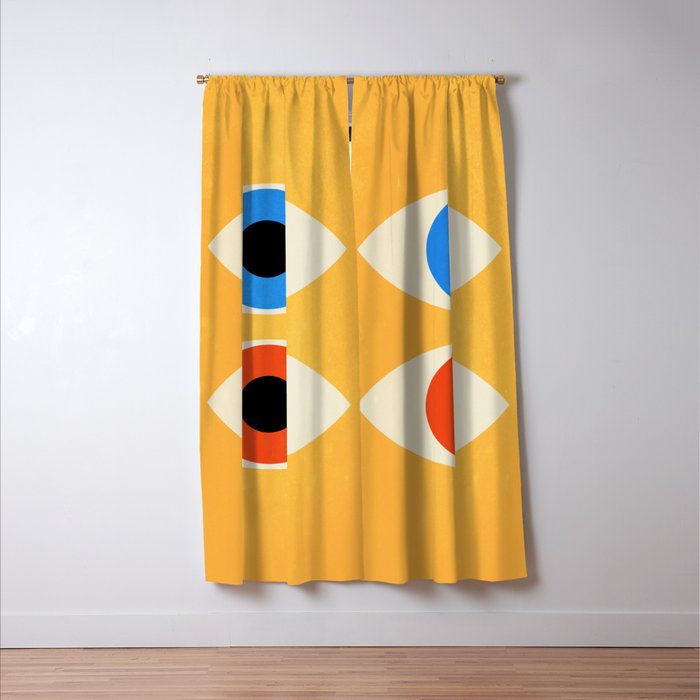 Eyes | Bauhaus III Window Curtain Gallery Image 3