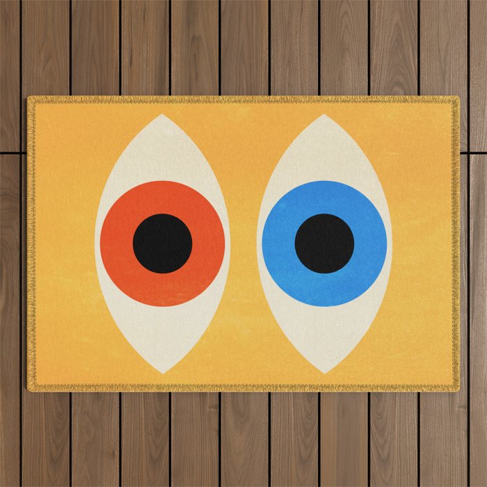 Eyes | Bauhaus III Outdoor Rug Gallery Image 1