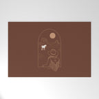 Lost Pony in Burnt Clay Welcome Mat Gallery Image 1