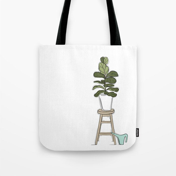 Fiddle Fig Tree Tote Bag Gallery Image 1