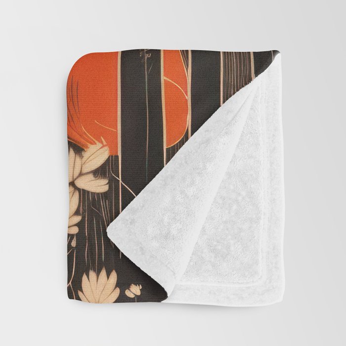 Autumn Forest Fox Pair Throw Blanket Gallery Image 3