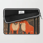 Autumn Forest Fox Pair Laptop Sleeve Gallery Image 2