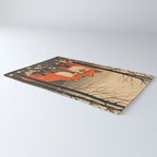 Autumn Forest Fox Pair Rug Gallery Image 3