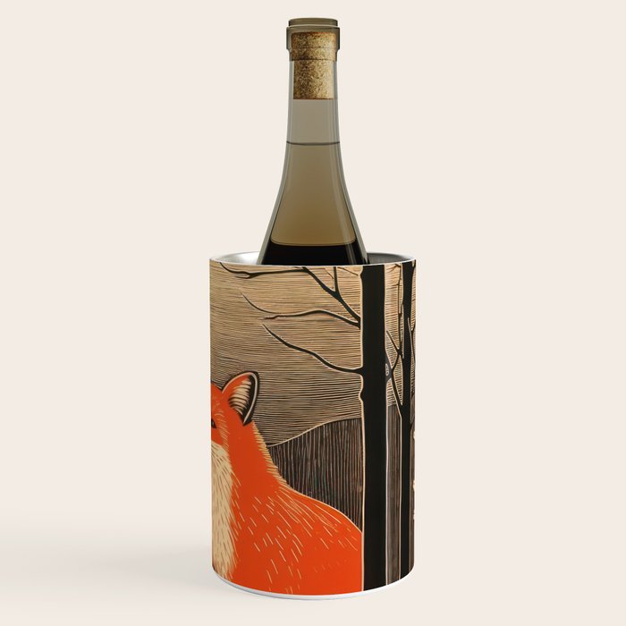 Autumn Forest Fox Pair Wine Chiller Gallery Image 3