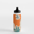 Stylized plants with abstract shapes Water Bottle Gallery Image 3