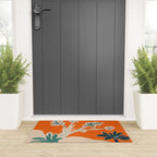 Stylized plants with abstract shapes Welcome Mat Gallery Image 3