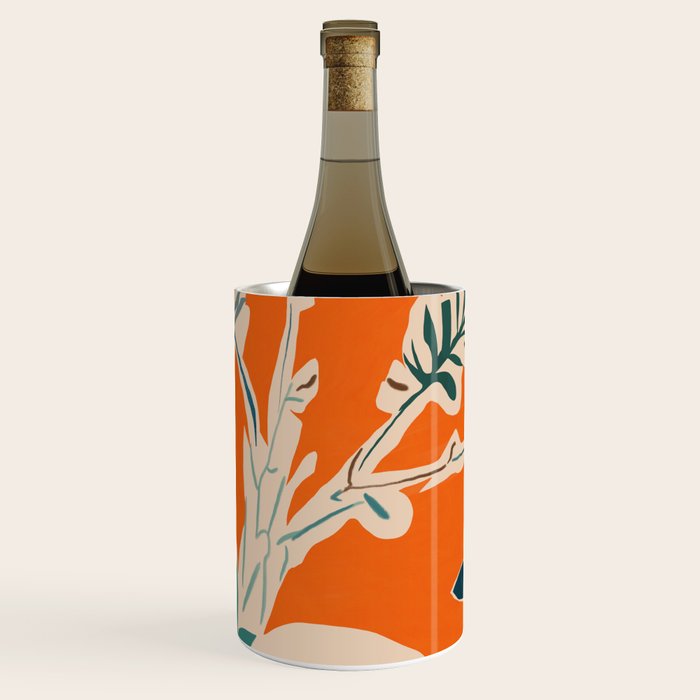 Stylized plants with abstract shapes Wine Chiller Gallery Image 1