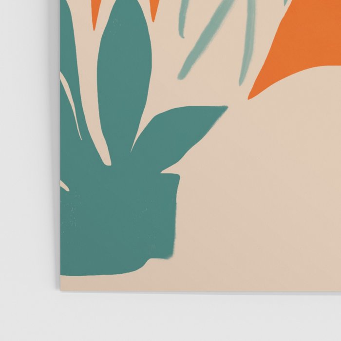 Stylized plants with abstract shapes Poster Gallery Image 3