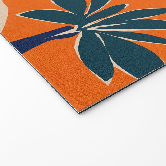 Stylized plants with abstract shapes Welcome Mat Gallery Image 2