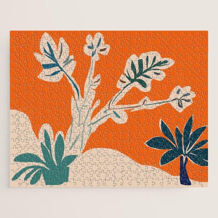 Stylized plants with abstract shapes Jigsaw Puzzle Gallery Image 1
