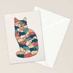 Cat Landscape 185: How many cats? Stationery Card Gallery Image 2