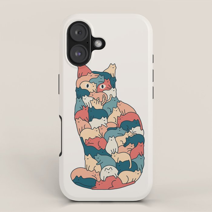 Cat Landscape 185: How many cats? iPhone Case Gallery Image 1