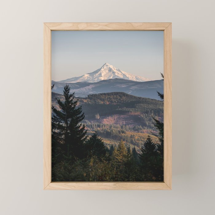 PNW Mount Hood Adventure II Mini Art Print Gallery Image 1