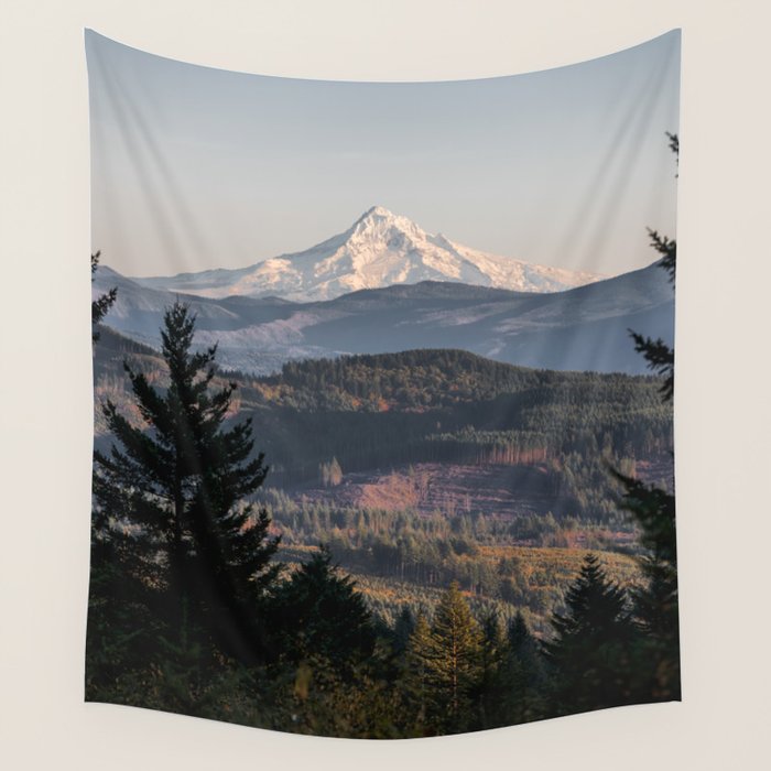 PNW Mount Hood Adventure II Wall Tapestry Gallery Image 4