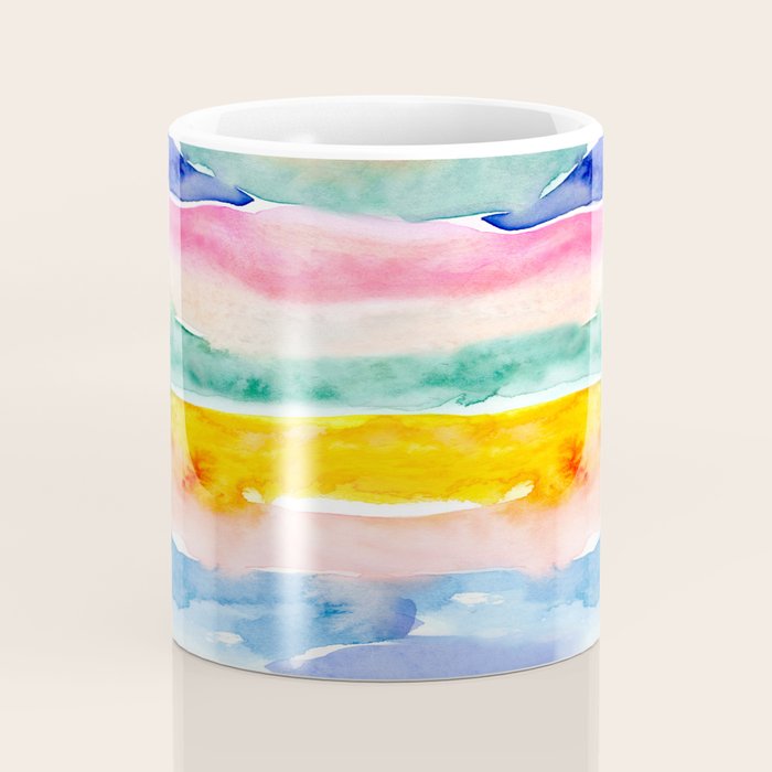 Swooshy Stripes Coffee Mug Gallery Image 4
