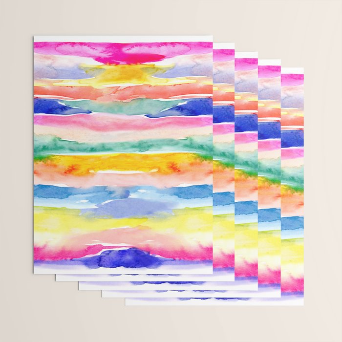 Swooshy Stripes Wrapping Paper Gallery Image 3