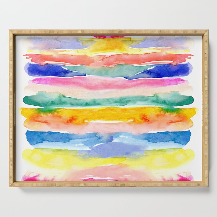 Swooshy Stripes Serving Tray Gallery Image 1