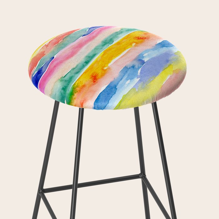 Swooshy Stripes Stool Gallery Image 2