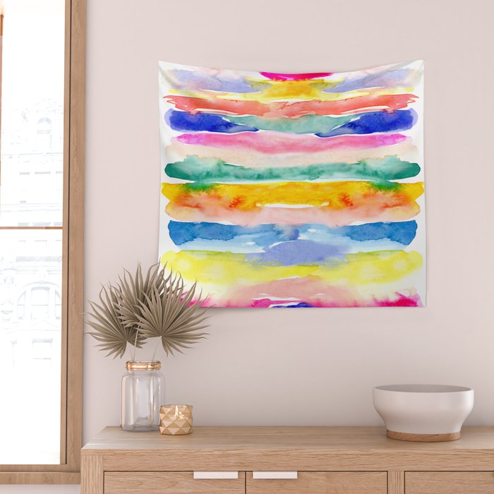 Swooshy Stripes Wall Tapestry Gallery Image 2