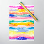 Swooshy Stripes Wrapping Paper Gallery Image 1