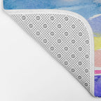 Swooshy Stripes Bath Mat Gallery Image 2