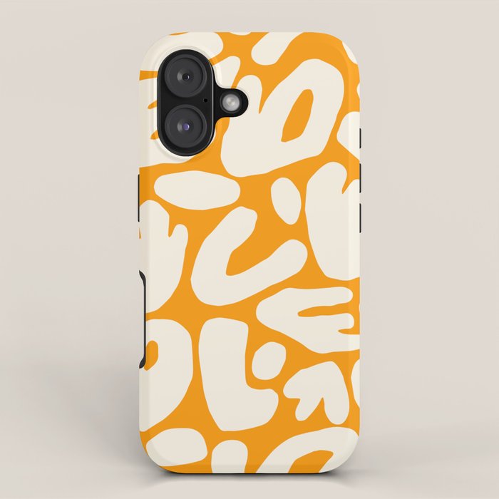 Abstract organic nature shape art pattern iPhone Case Gallery Image 1