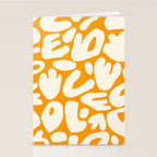 Abstract organic nature shape art pattern Stationery Card Gallery Image 2