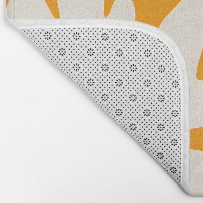 Abstract organic nature shape art pattern Bath Mat Gallery Image 2