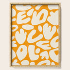 Abstract organic nature shape art pattern Serving Tray Gallery Image 1