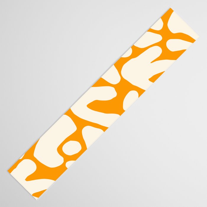 Abstract organic nature shape art pattern Table Runner Gallery Image 3