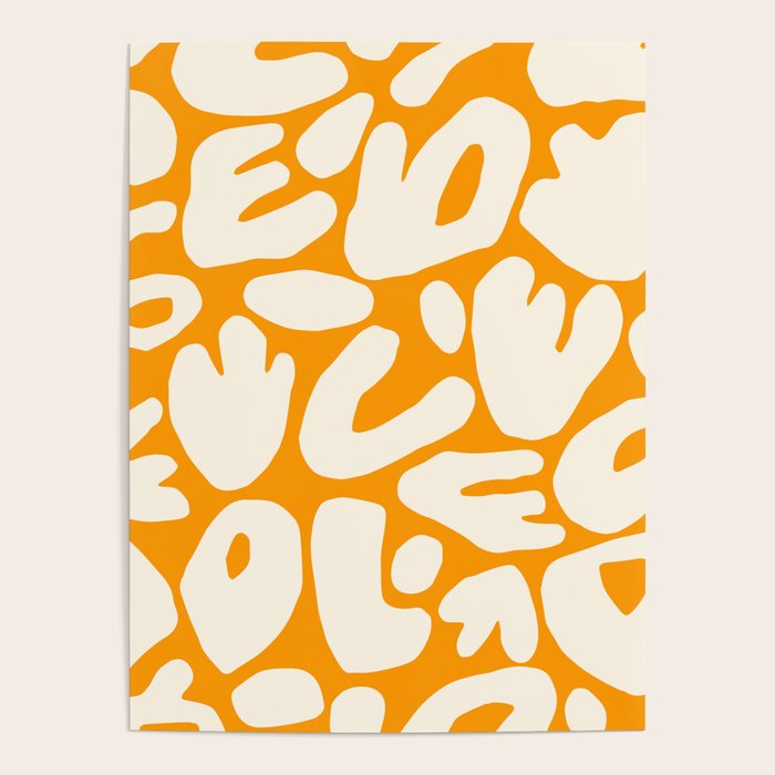 Abstract organic nature shape art pattern Poster Gallery Image 4