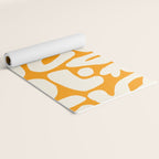 Abstract organic nature shape art pattern Yoga Mat Gallery Image 2