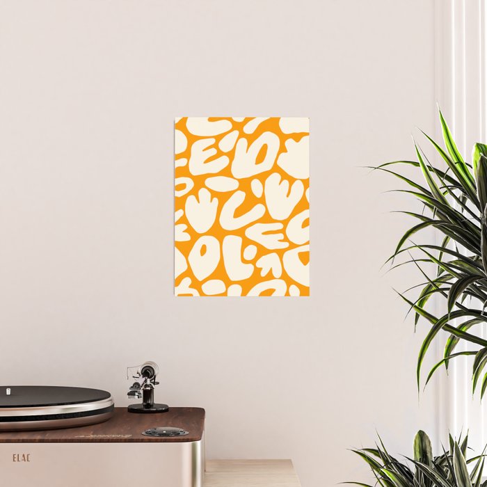 Abstract organic nature shape art pattern Poster Gallery Image 2