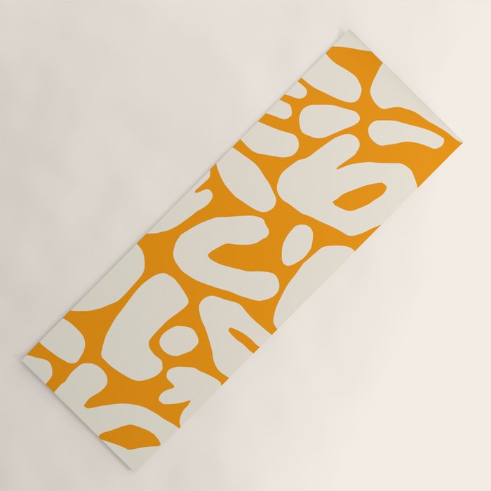 Abstract organic nature shape art pattern Yoga Mat Gallery Image 1