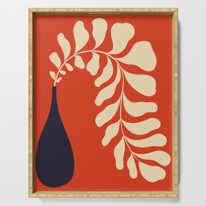 Lazy Plant #2 Serving Tray Gallery Image 1