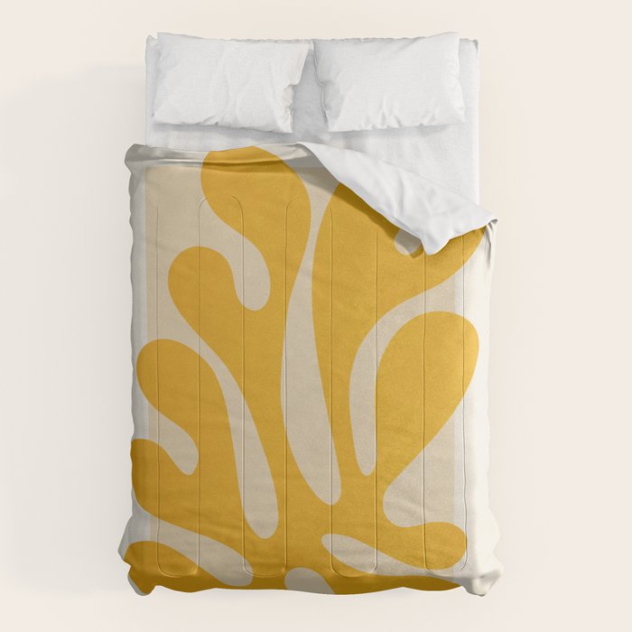 Sun Leaf 2: Matisse Edition | Mid Century Series Comforter Gallery Image 1