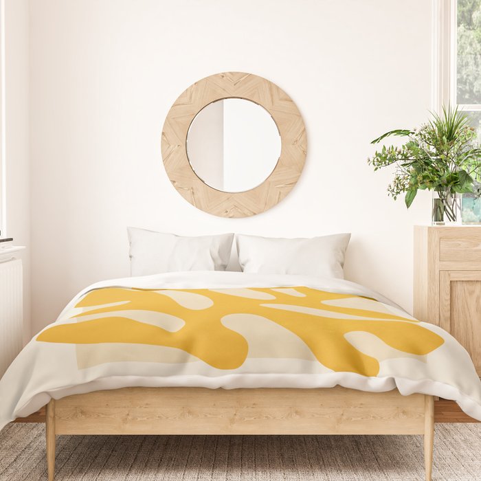 Sun Leaf 2: Matisse Edition | Mid Century Series Duvet Cover Gallery Image 3