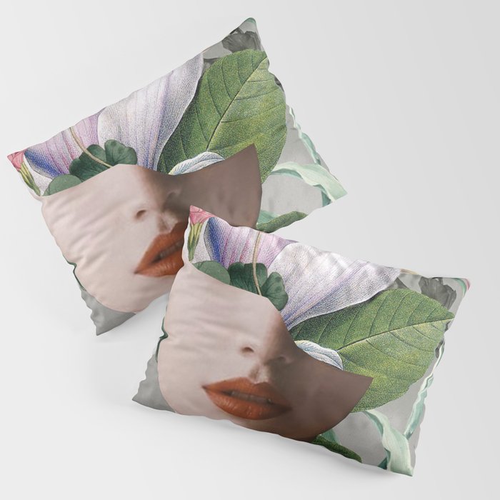 Floral Portrait /collage 2 Pillow Sham Gallery Image 3